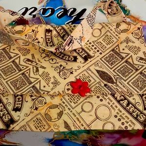 Harry Potter Quidditch’s at Hogwarts/Marauder’s map mini messenger purse for kid